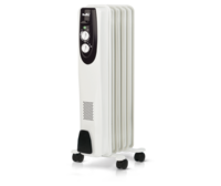 Радиатор масляный 5 секций 1 кВт, режимы 1,0/0,6/0,4 кВт, встроенный термостат, защита от перегрева
