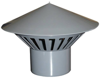 Зонт вентиляционный для канализации Ду 110 Политек (уп.60 шт.)